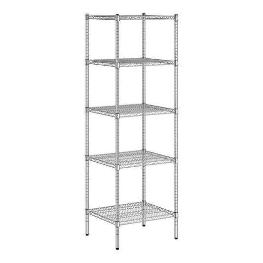 21 X 24 X 74 Nsf Chrome Wire 5-Shelf Kit