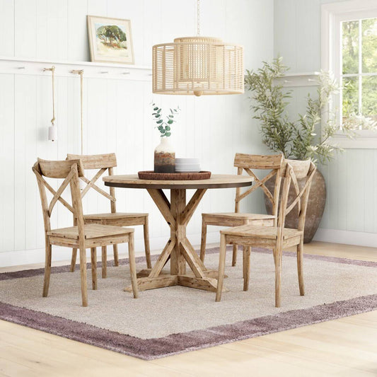 4 Person Dining Set Sand & Stable