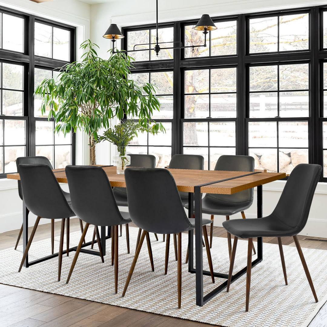 79 Inch 8 Person Dining Table Sets  Chair