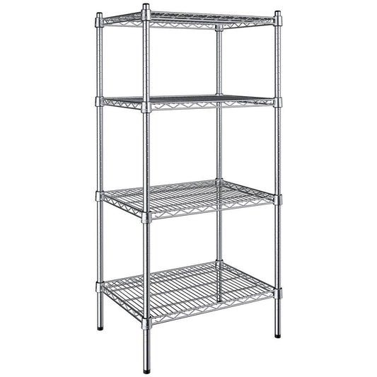 18 X 24 Nsf Chrome 4-Shelf Kit With 54 Posts