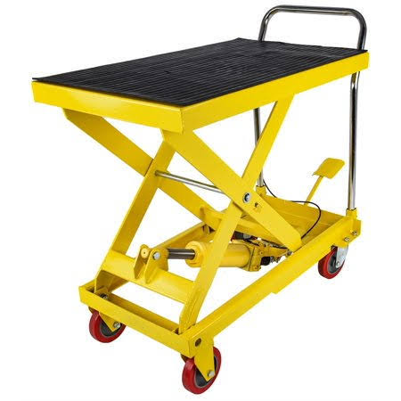 81454 Hydraulic Lift Cart Capacity: 1100 Lb. Raised Height: 31 In Antimicrobial Spain