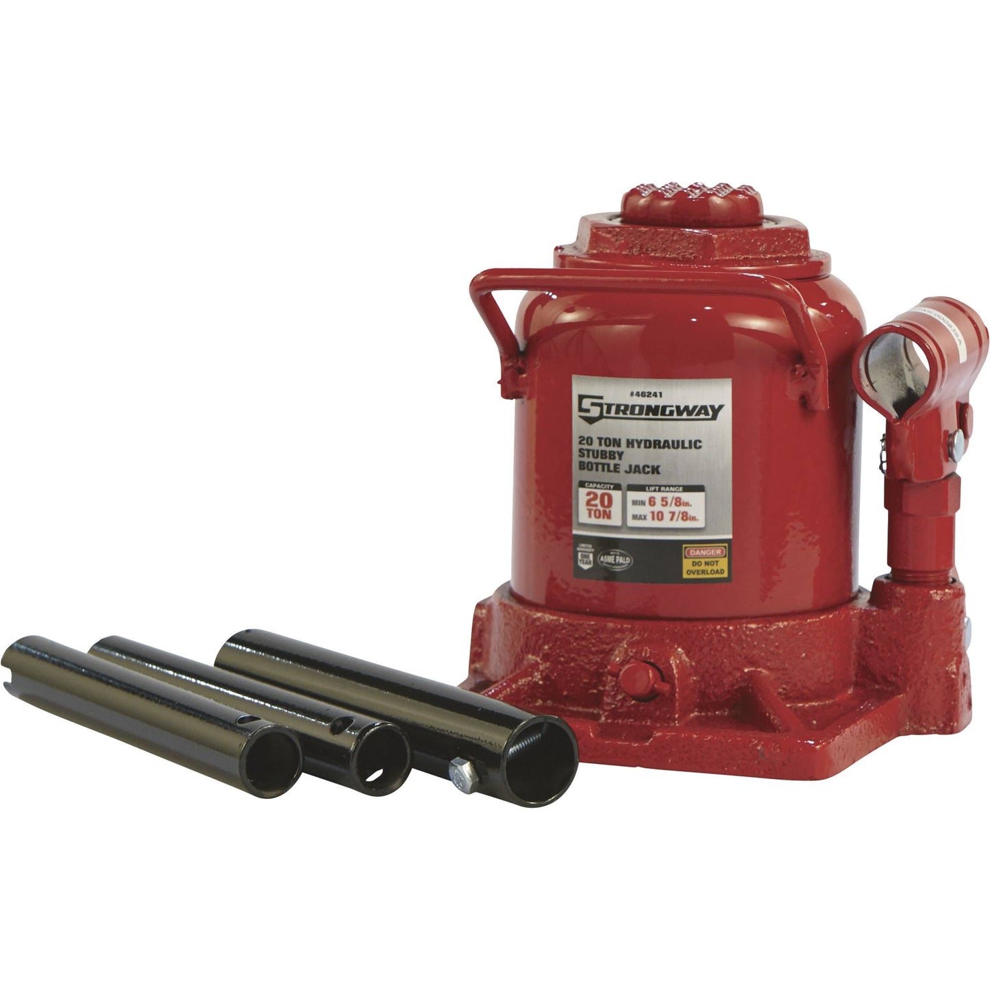 20-Ton Hydraulic Low-Profile Bottle Jack