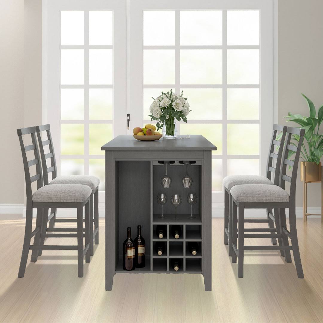 4 Person Counter Height Dining Set  Table Top