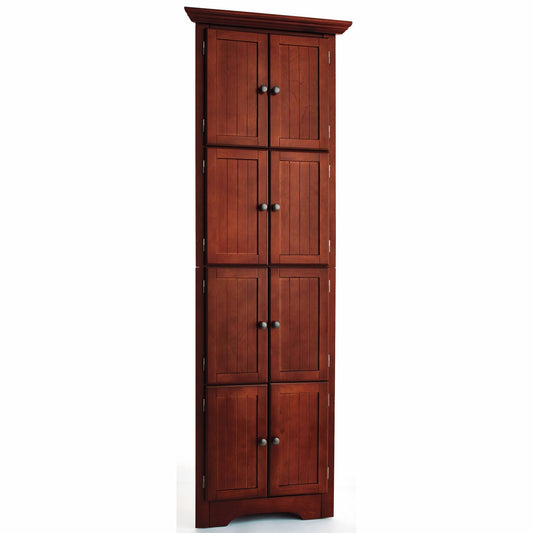 Tall Corner Storage Cabinet With 8 Doors