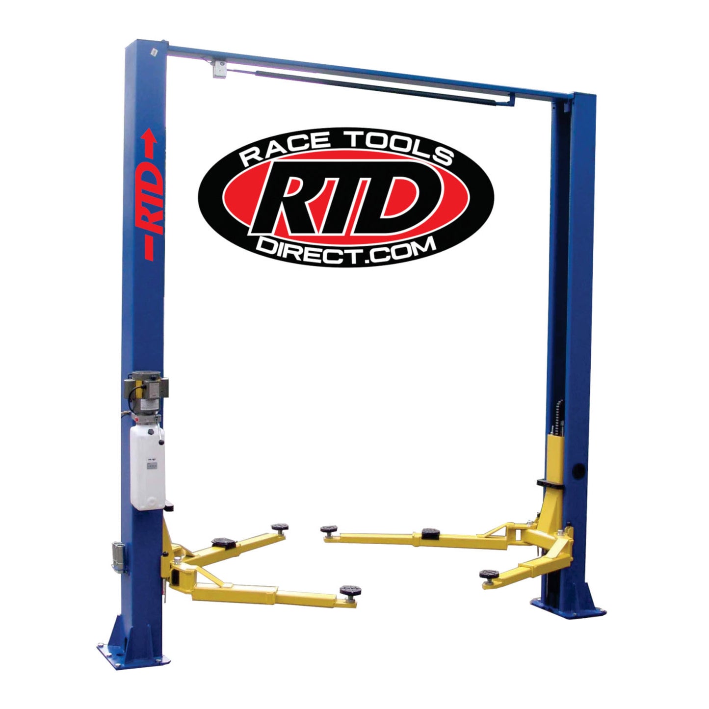 Tools Direct 9,000 Lb. Capacity, Overhead 2 Post Lift - Asymmetric