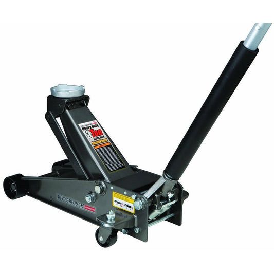 3 Ton Low Profile Floor Jack And Jack Stands Set Combo