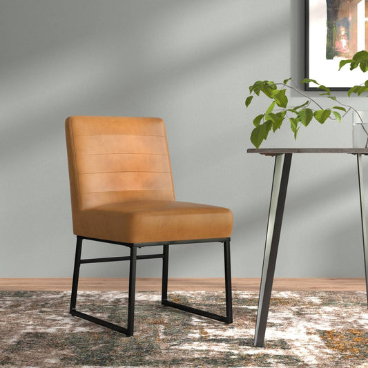 ® Oller Channeled Metal Dining Chair