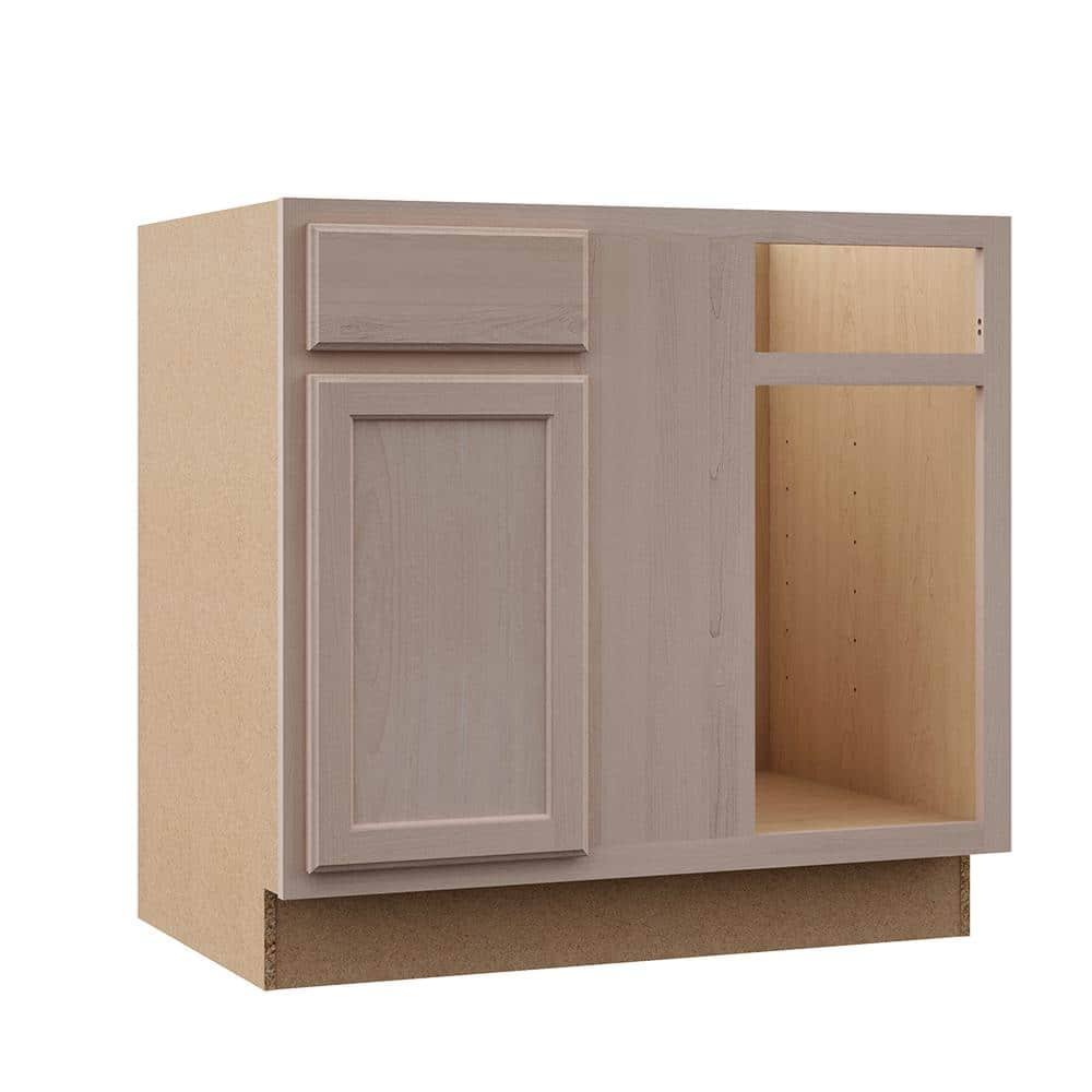 36 In. W X 24 In. D X 34.5 In. H Assembled Blind Corner Base Kitchen Cabinet