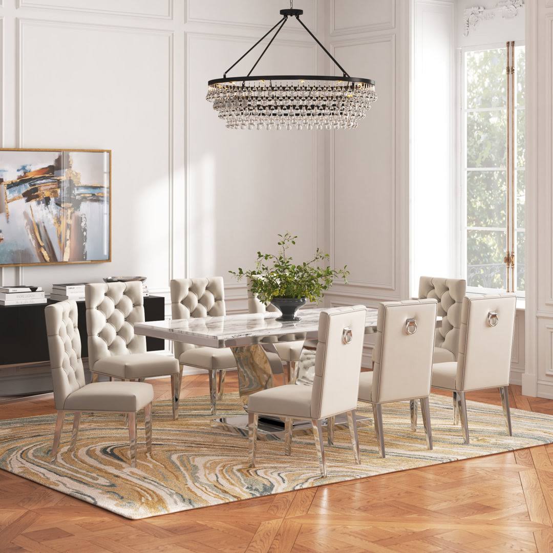 8 Person Dining Set Willa Arlo Interiors Chair