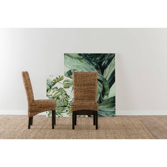 Side Chair In Rattan Abaca