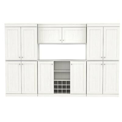 4-Piece Buffet 71 Kitchen Pantry Alcott Hill