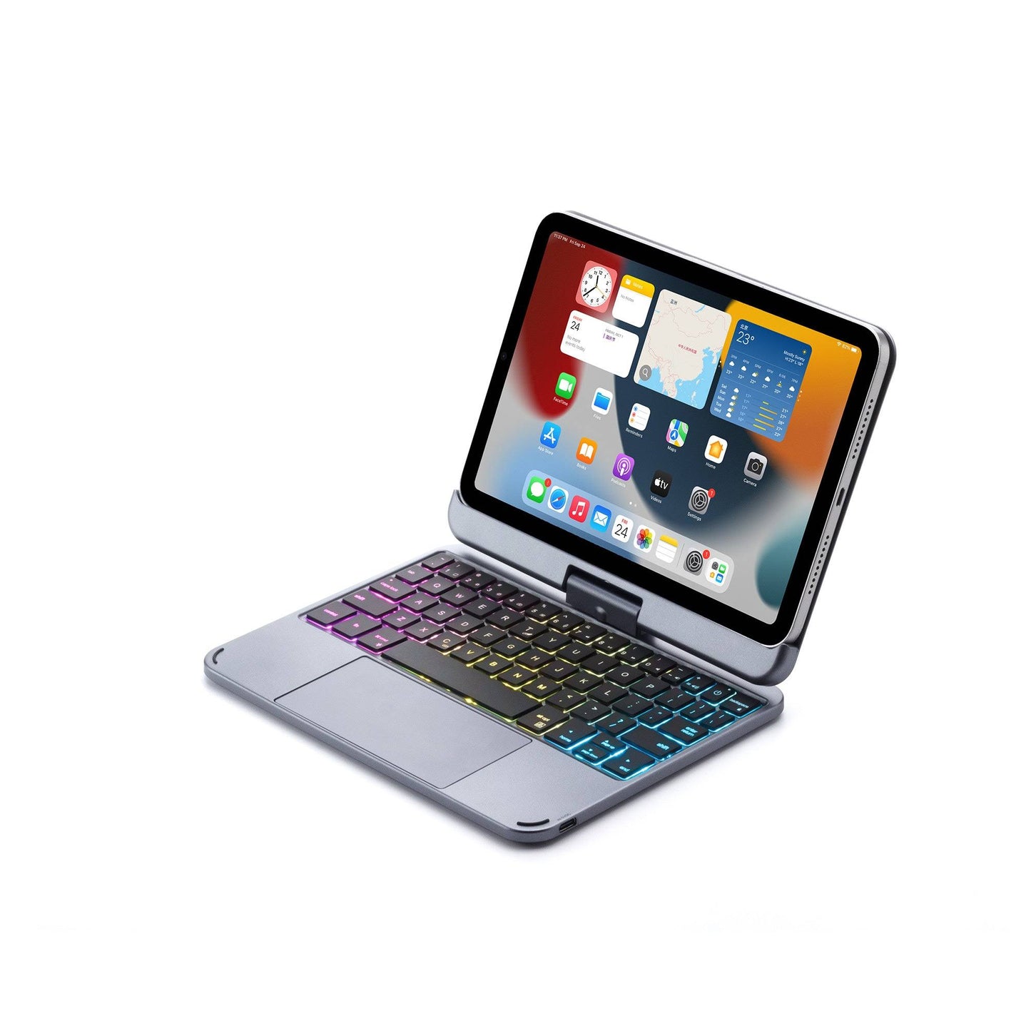 360swivel Keyboard+Trackpad Case For 8.3 Ipad Mini 6