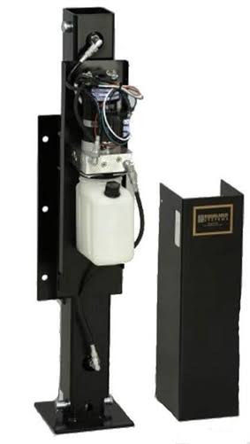 Systems 8470ups Aj70 Series Single Leg Hydraulic Trailer Jack With Manual Override Screw Drive - 7,500 Lbs