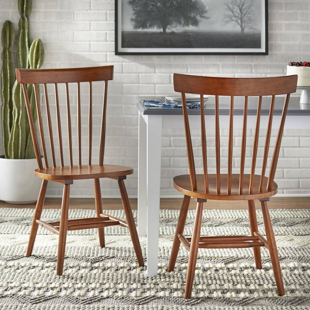 Solid Wood Slat Back Dining Chair