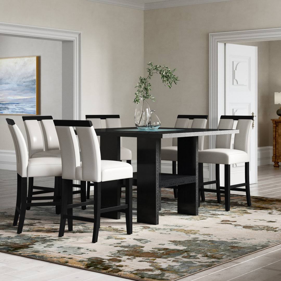 7 Person Counter Height Dining Set