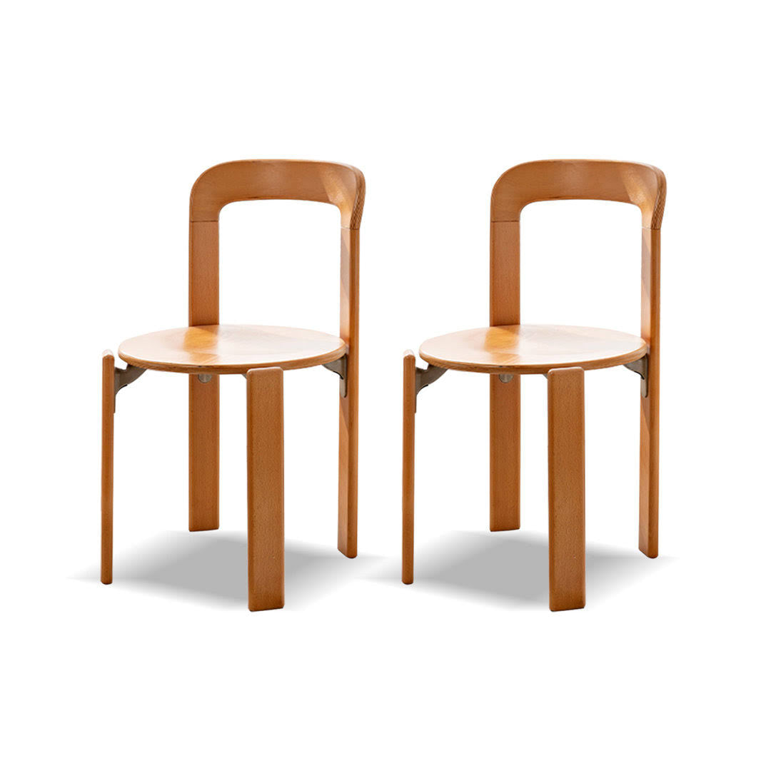 Solid Wood Cross Back Stacking Side Chair Dining Chair Hokku Designs