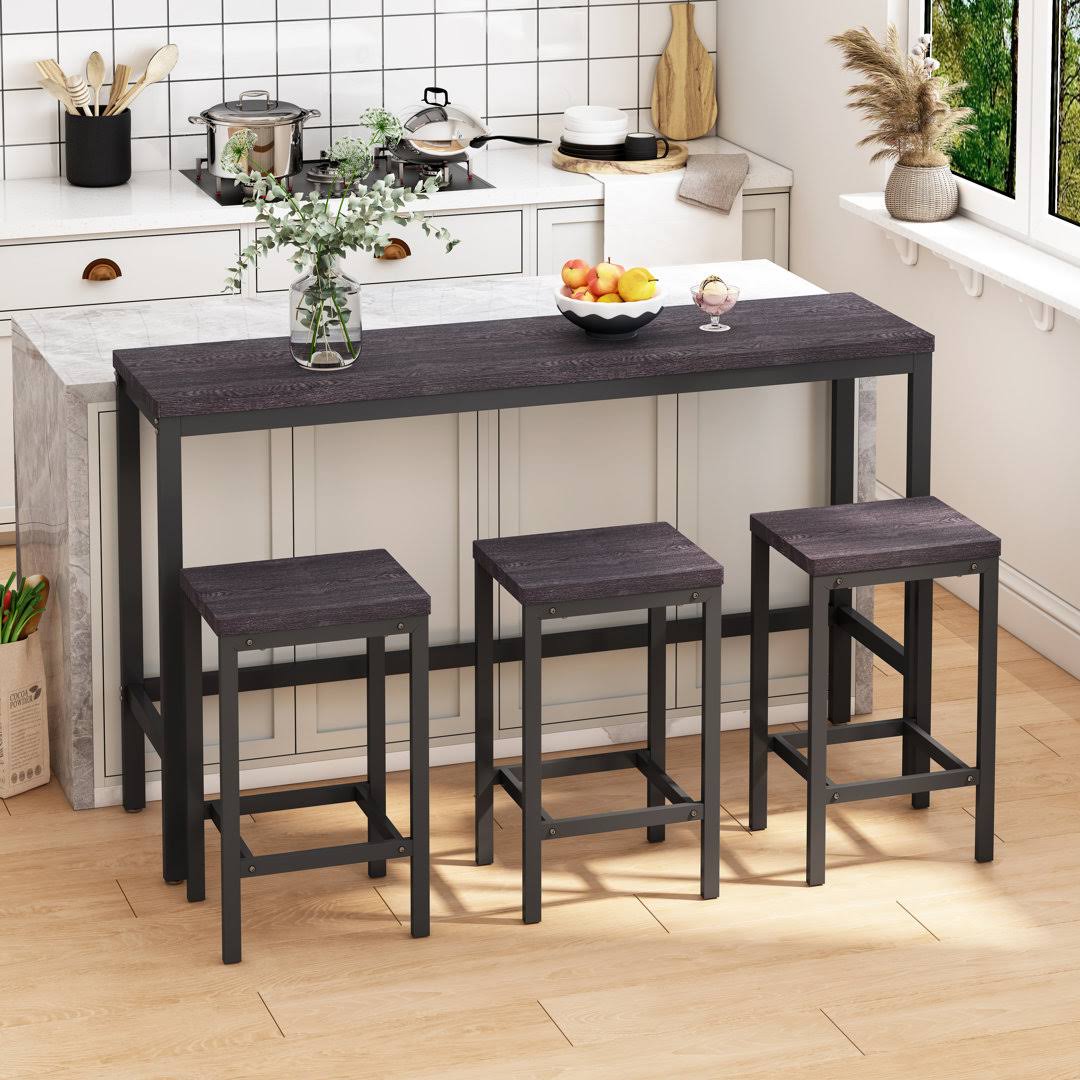 3 Person Counter Height Dining Set