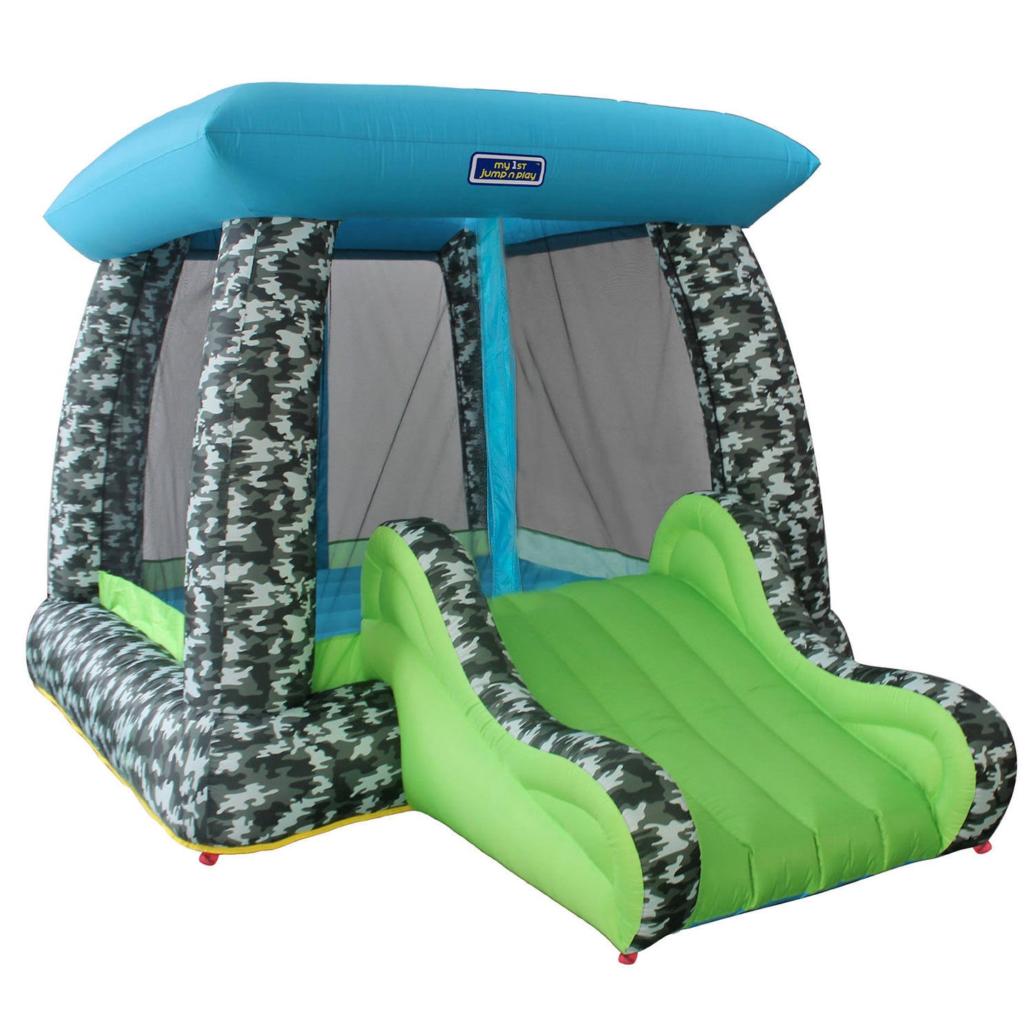 1st Jump N Play Camouflage Bounce House