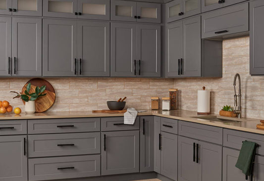 Shaker Grey Rta Kitchen Cabinets By Great Buy Cabinets