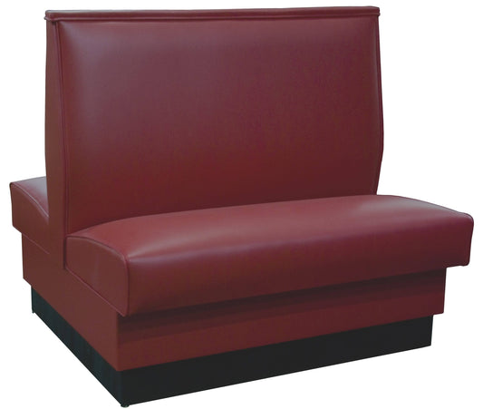 Tables And Seating Ats Qas-42 Plain Back Upholstered Booth