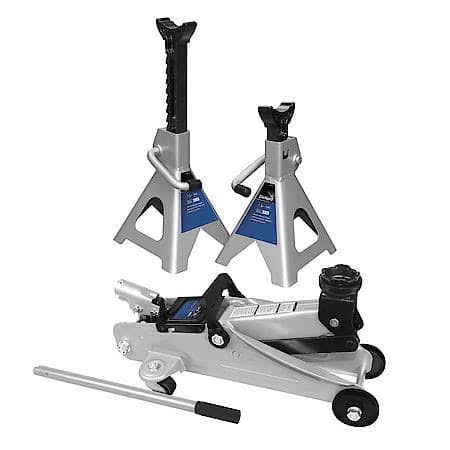 2 Ton Floor Jack With 2 Ton Jack Stands Dh20007