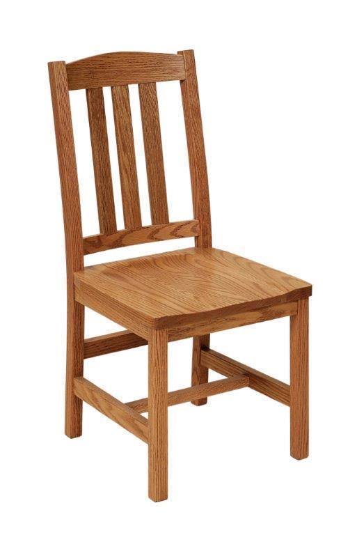 Tampa Mission Solid Wood Dining Chair - Quick Ship