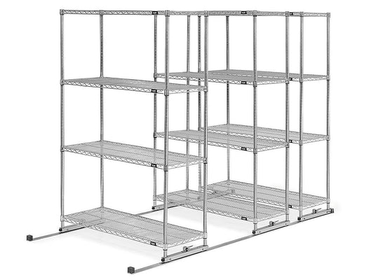 Sliding Storage Shelves 48 X 98 X 74