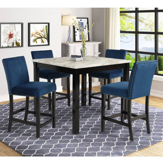 4 Person Counter Height Dining Set Ivy Bronx Chair