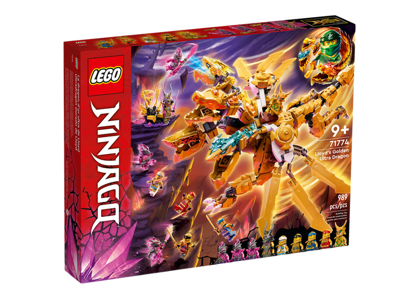 71774 Ninjago Lloyds Golden Ultra Dragon