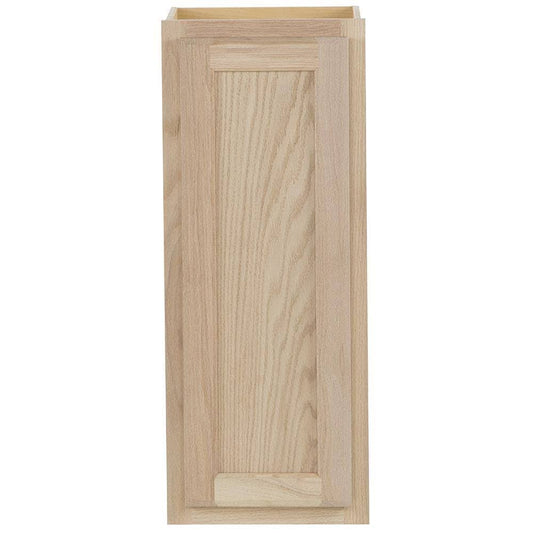 Source 12-In W X 30-In H X 12-In D Natural Unfinished Oak Door Wall Fully Assembled Stock Cabinet 33a W1230r