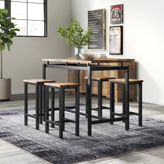 5 Piece Counter Height Dining Set  Table