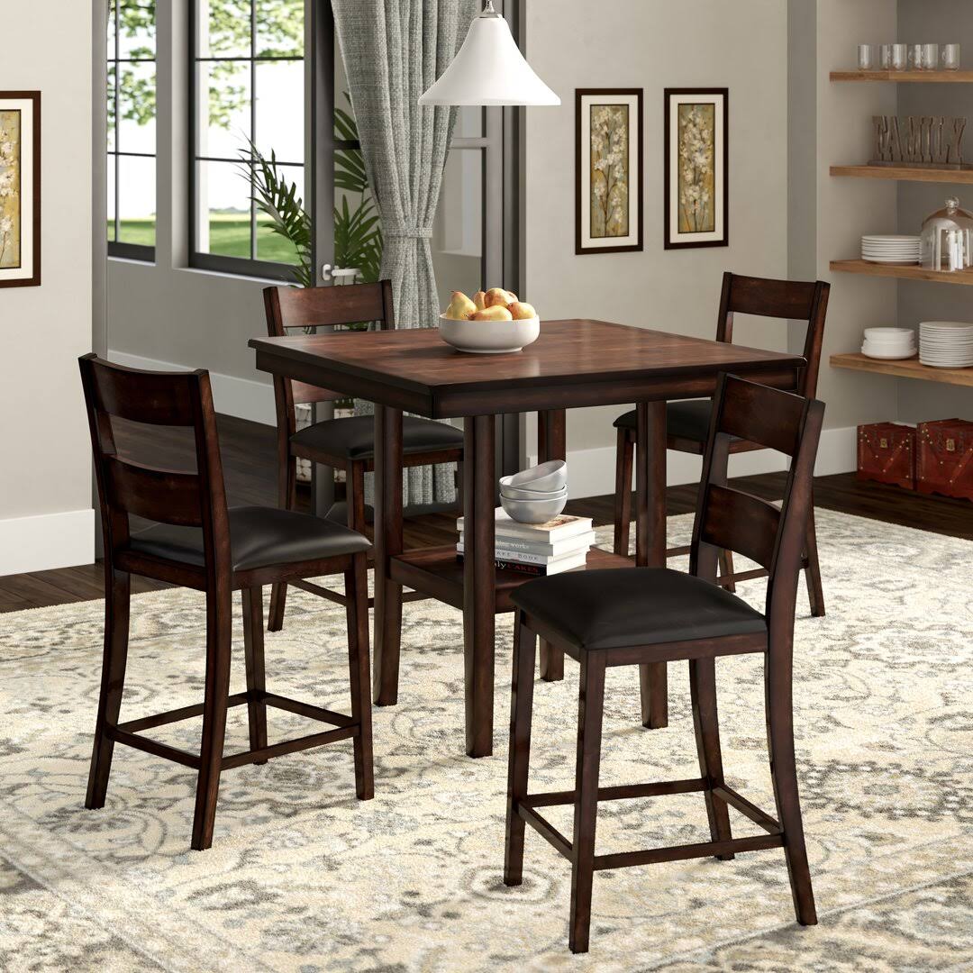 4 Person Counter Height Dining Set