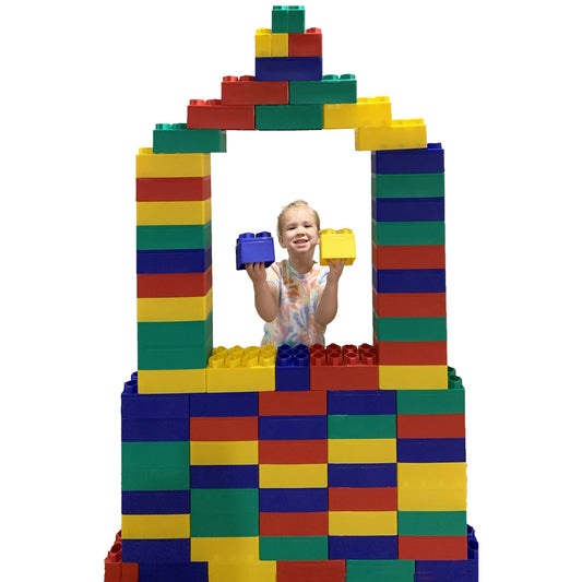 96pc Jumbo Blocks Set Made In The Usa 80 Large Blocks