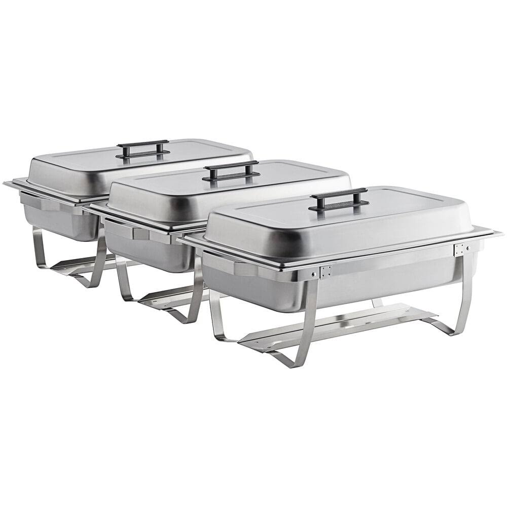 8 Qt. Chafing Dish (Full Size) - 3/Pack