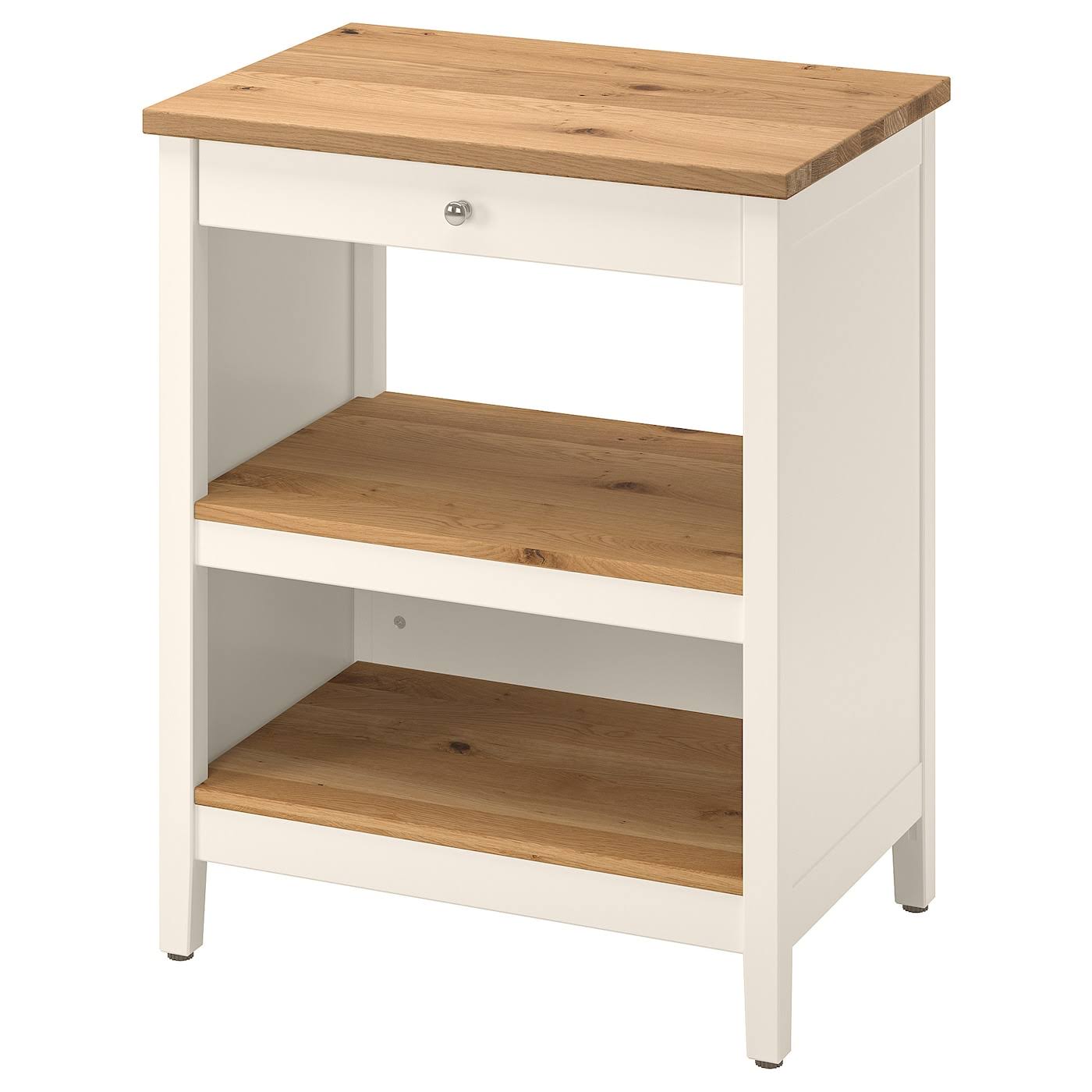 Tornviken Kitchen Island Off-White/Oak