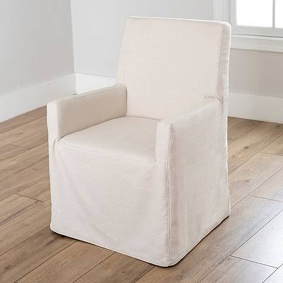 Slipcover Captain Dining Chair 24.4l X 25.8w 38.8h