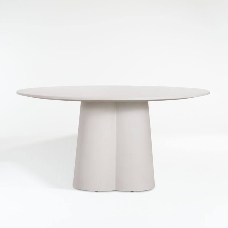 60 Round White Dining Table | Crate & Barrel