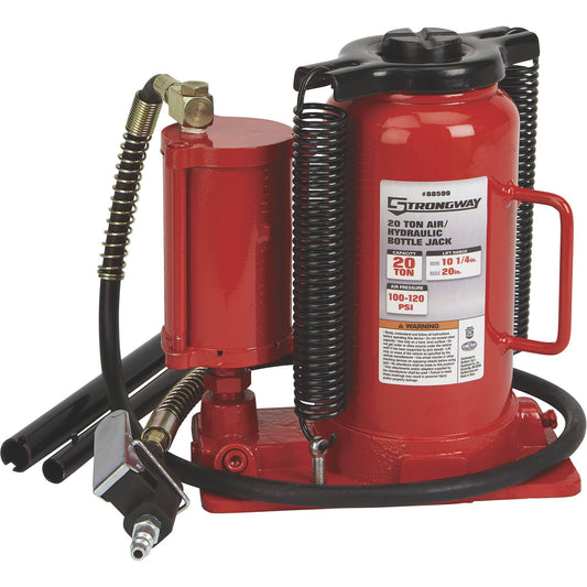 20-Ton Air/Hydraulic Bottle Jack