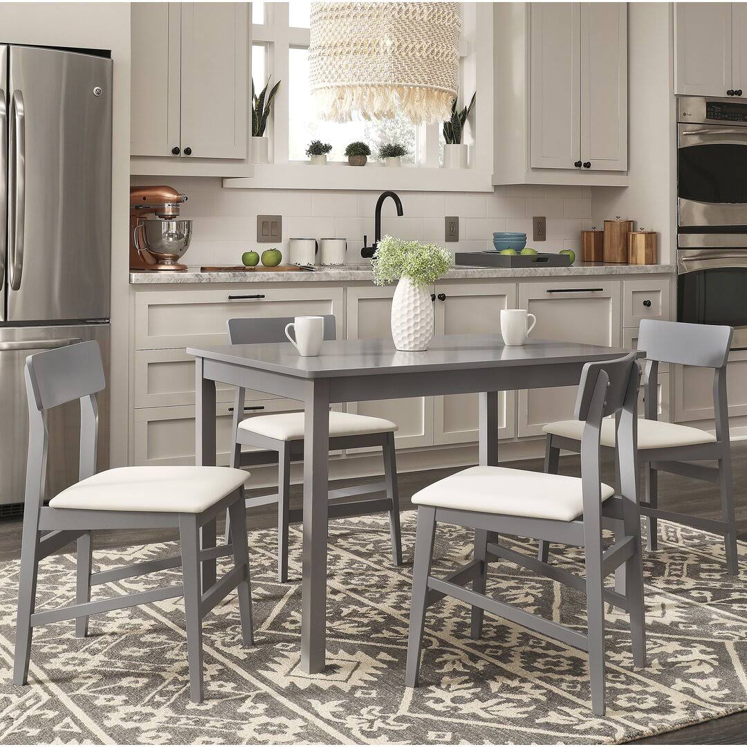 4 Person Dining Set Gracie Oaks