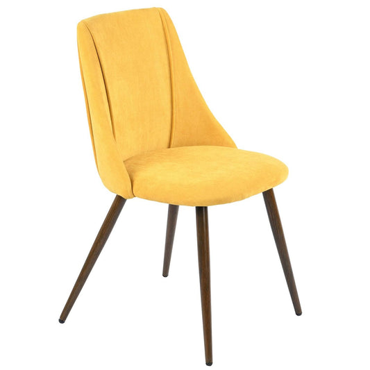 Side Dining Chairs Velvet Fabric Upholstered