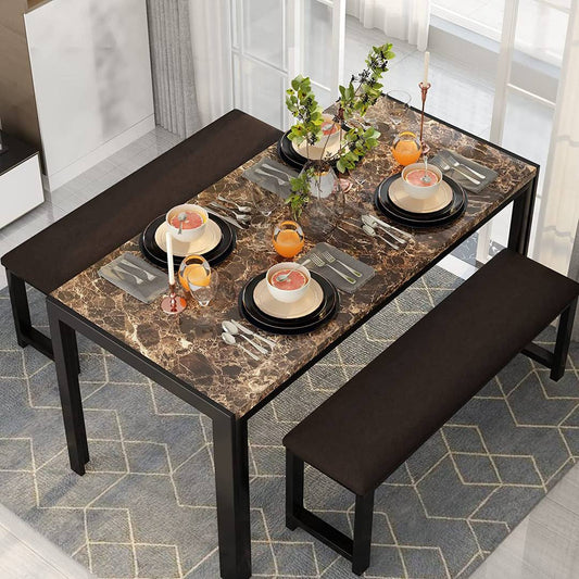 2 Person Breakfast Nook Dining Set  Table Top