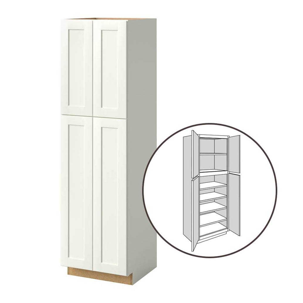 + Roth Aveley 24-In W X 84-In H X 24-In D Linen Door Pantry Fully Assembled Cabinet 63131av