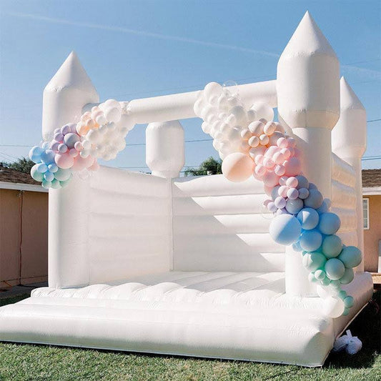 Wedding Bounce House, Romantic White Bouncy Castle