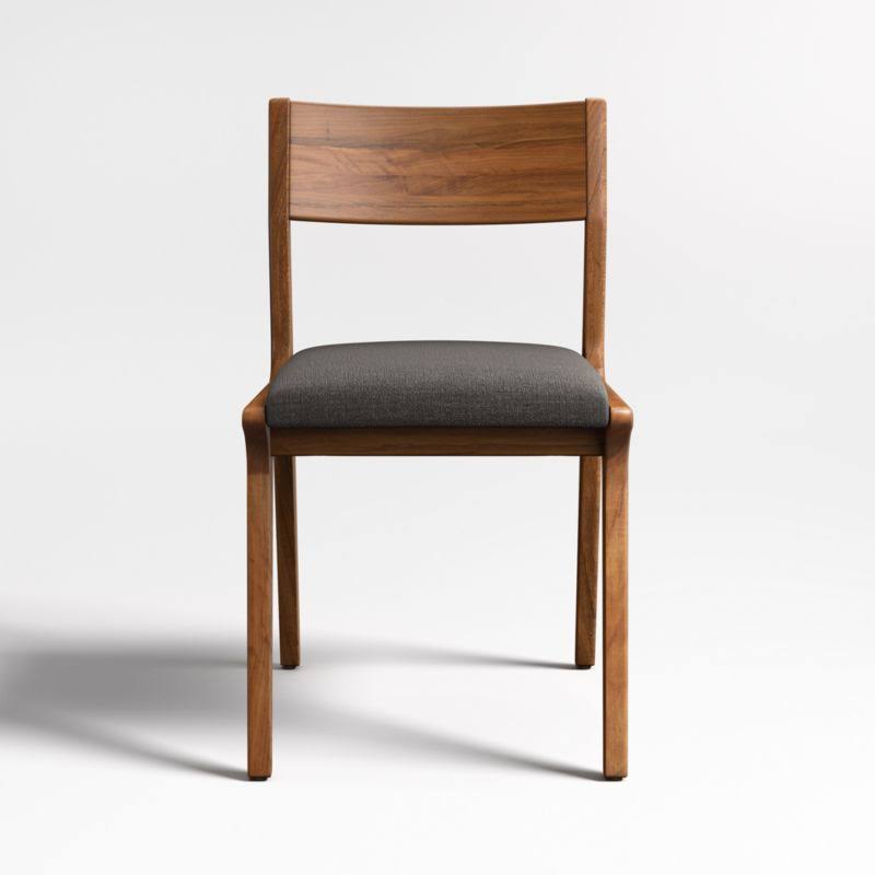 Teak Wood Dining Side Chair | Crate & Barrel