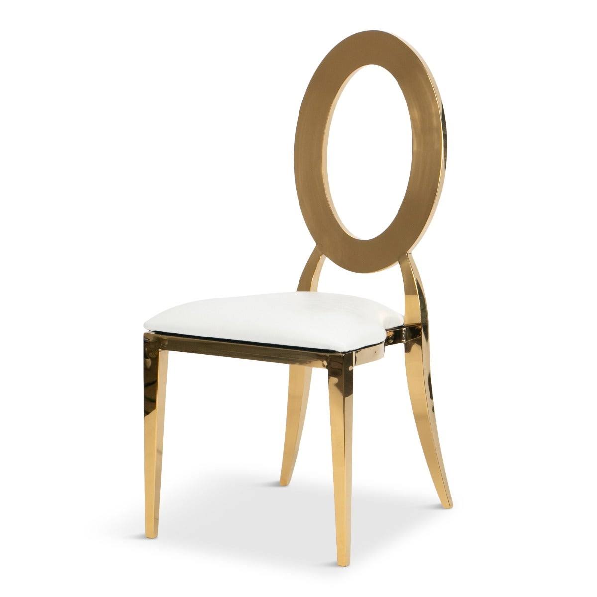 Steel Ava Dining Chair - Gold