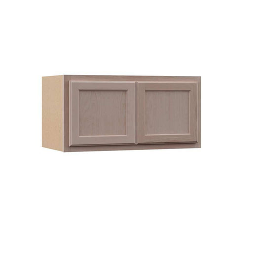 Unfinished Assembled 30x15x12 In. Wall Bridge Cabinet