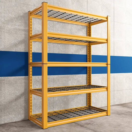 72 Heavy Duty Garage Shelving, 2000 Lbs Adjustable Storage Shelves, 5 Tier Metal Shelving Utility Rack, Large: 40 W  18 D  72 H