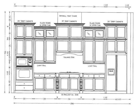 1 Wall Cabinet Elevation