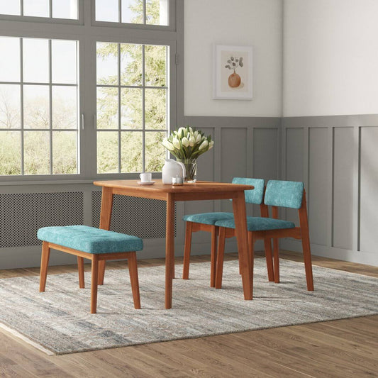 4 Person Solid Wood Dining Set