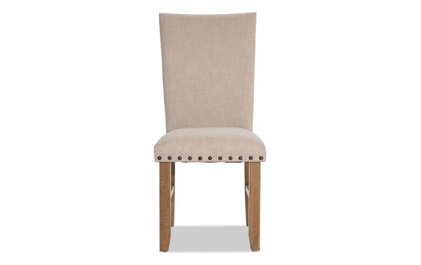 Upholstered Dining Chair In Brown Transitional Dining Chairs Solid Acacia/Acacia Veneers By Bobs Discount Furniture